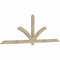 Ekena Millwork Redmond Rough Sawn Timber Gable Bracket, Douglas Fir, 108"W x 36"H x 2"D x 4"F, 8/12 Pitch GBW108X36X0204RED00RDF - alternate 5